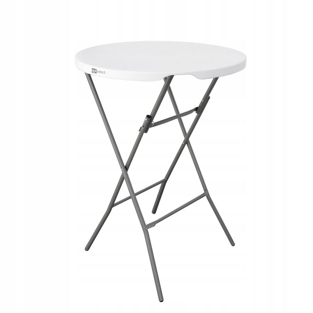 Stół Cateringowy Bankietowy Składany Ogrodowy 80 Cm #Garden White