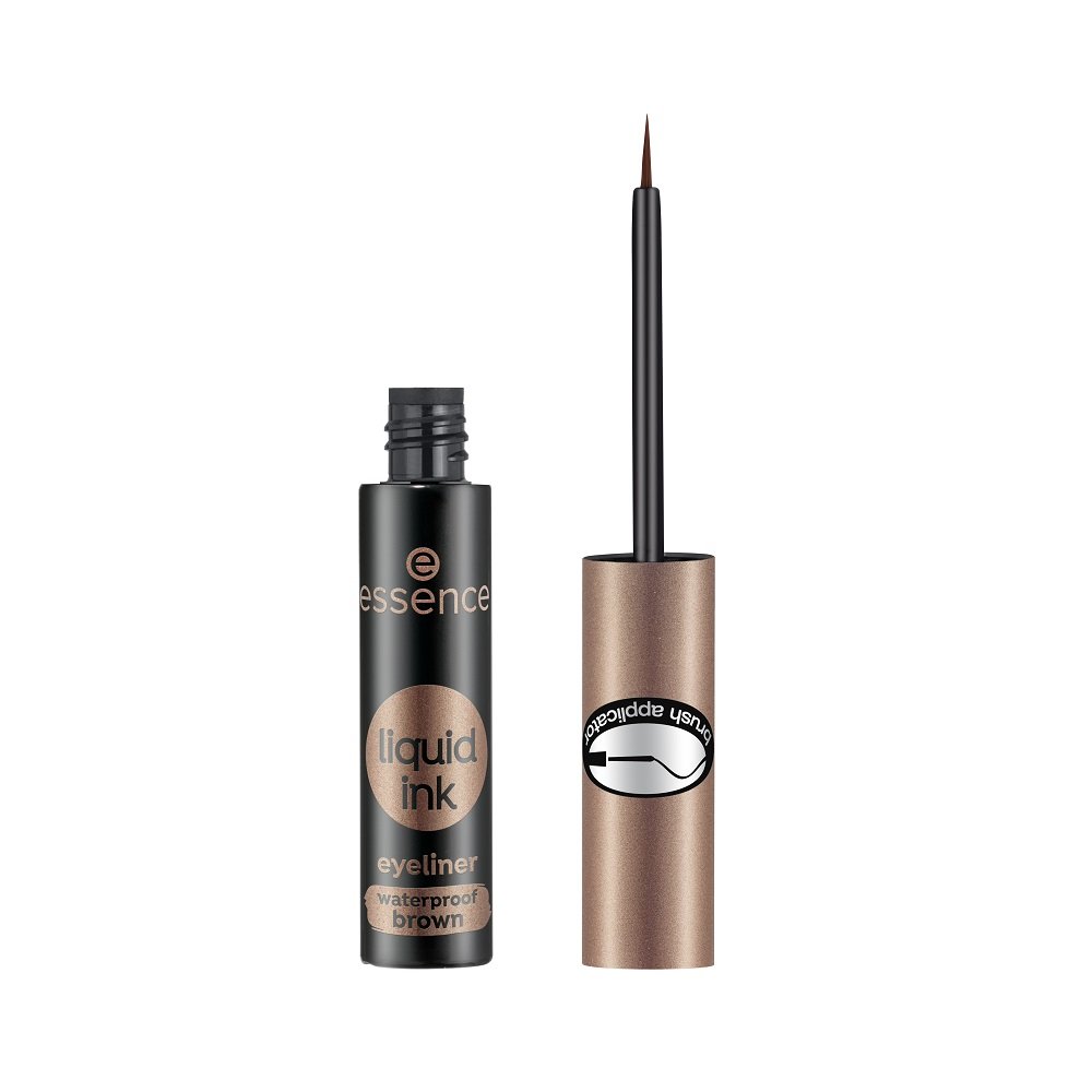 Essence Liquid Ink Eyeliner Wodoodporny Brązowy