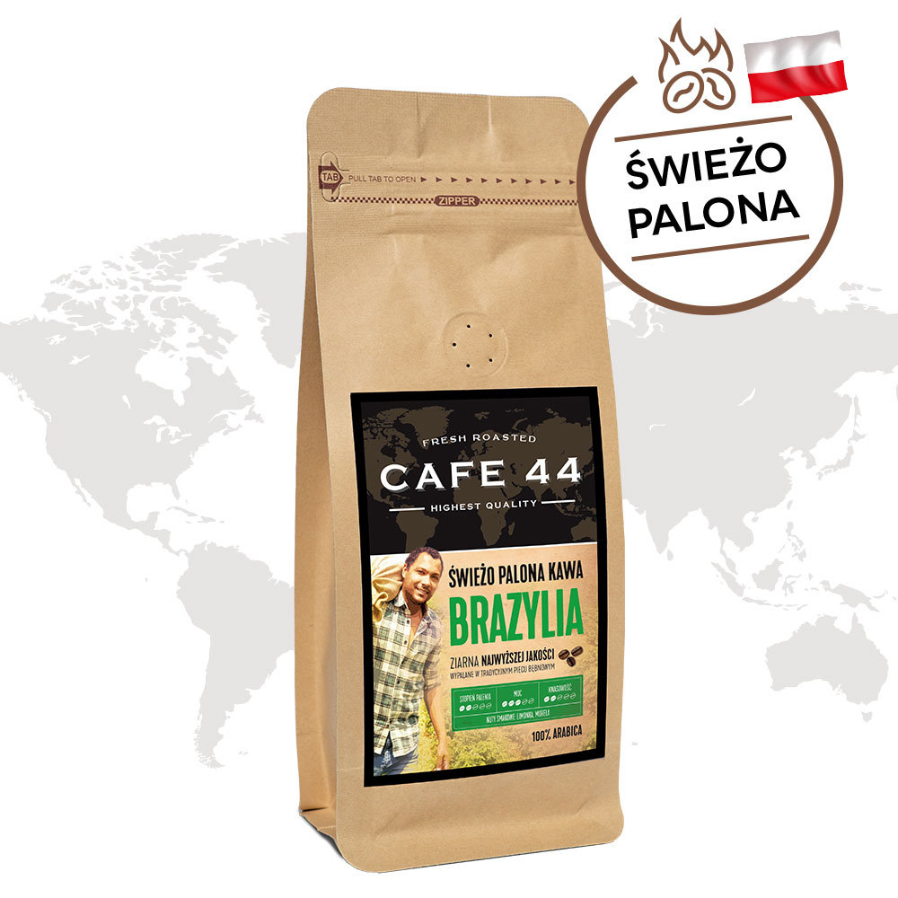Cafe44, kawa ziarnista Brazylia, 200 g