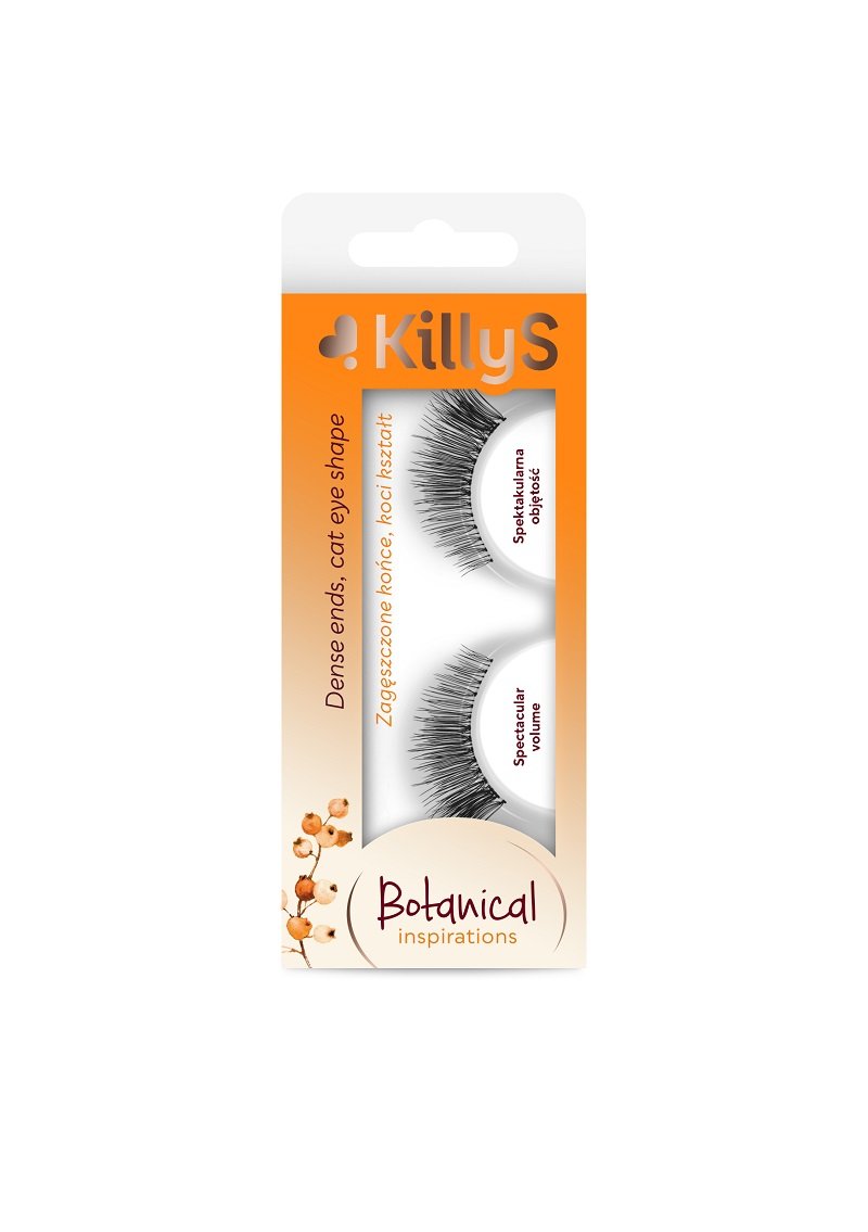 Killys Botanical Inspirations Dense Ends Cat Eye Shape sztuczne rzęsy efekt zagęszczonych końcówek i koci kształt