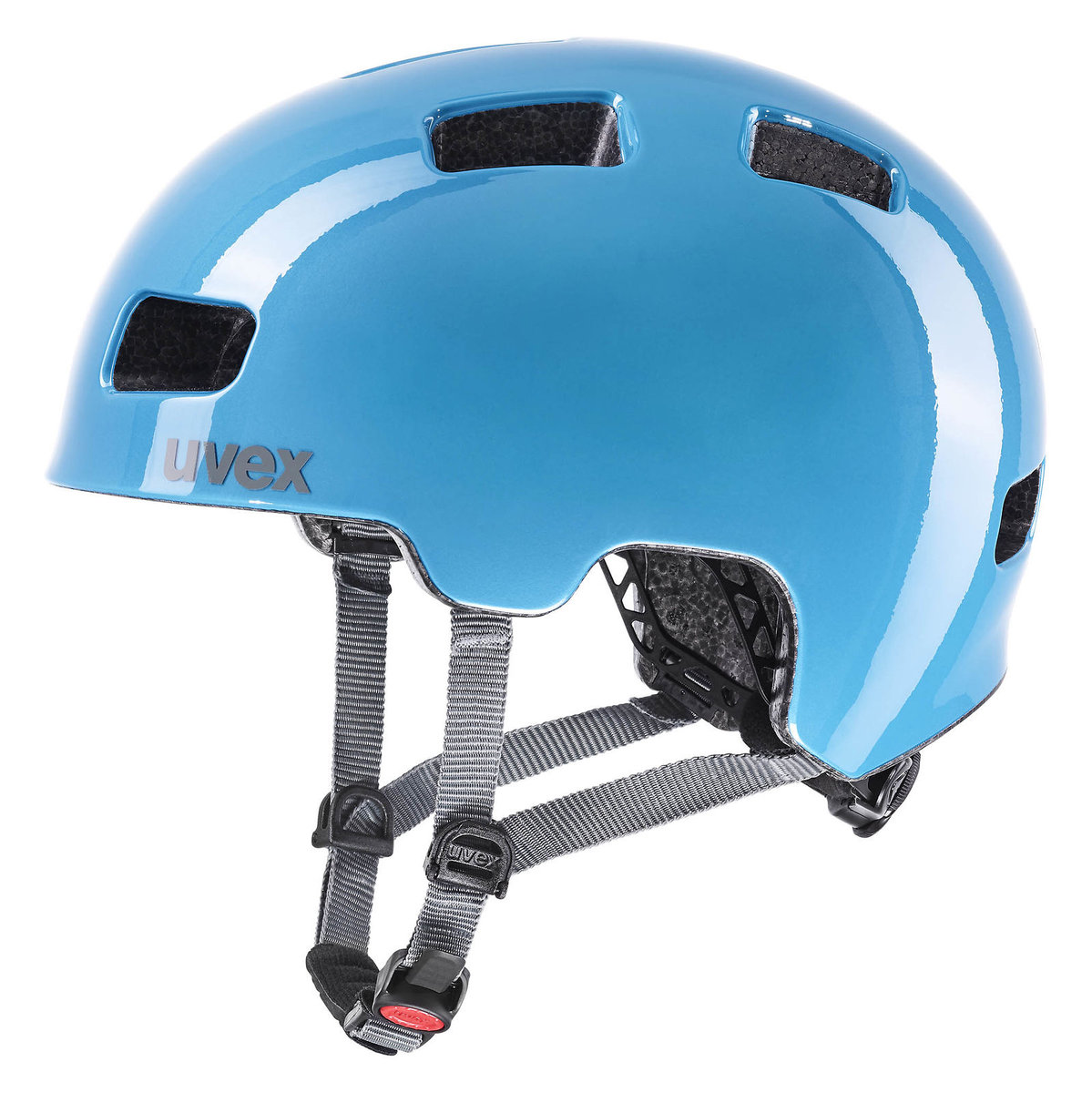 UVEX HLMT 4 Helmet Kids, ocean/grey 51-55cm 2021 Kaski dla dzieci S4109800515