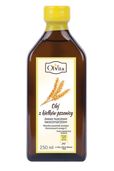 Olvita Olej z kiełków pszenicy zimno tłoczony 250ml 11OLVOLEKI