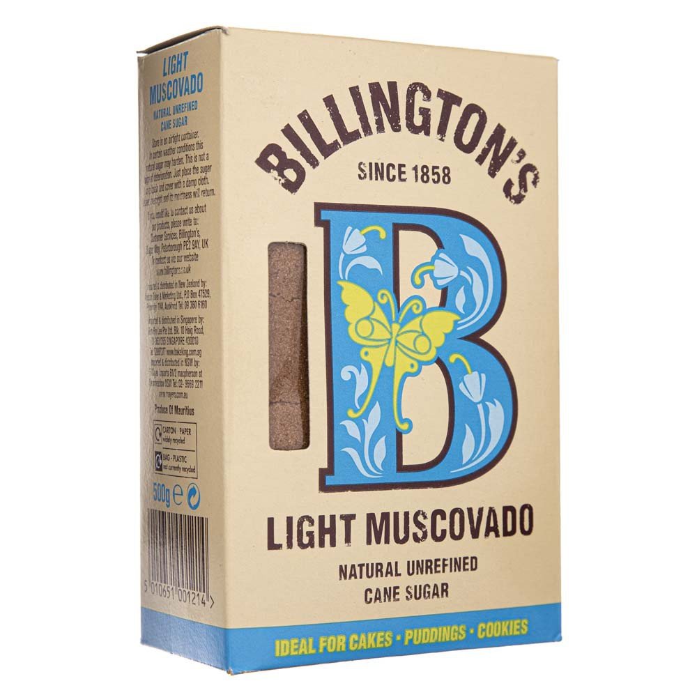 BILLINGTONS Cukier trzcinowy Muscovado jasny