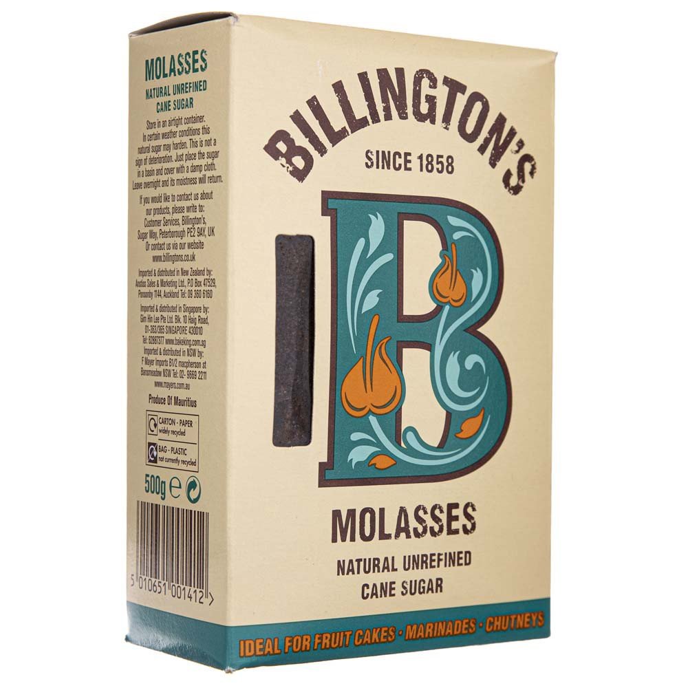 Billington Cukier trzcinowy z melasami 500 g Billington`s Helios