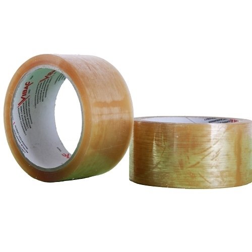 Taśma pakowa, Vibac, kauczuk naturalny, przeźroczysta, 66 yd/48 mm