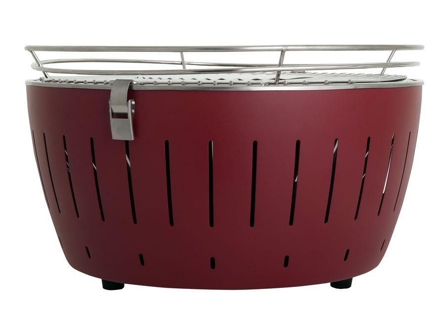Grill bezdymny Lotus czerwony