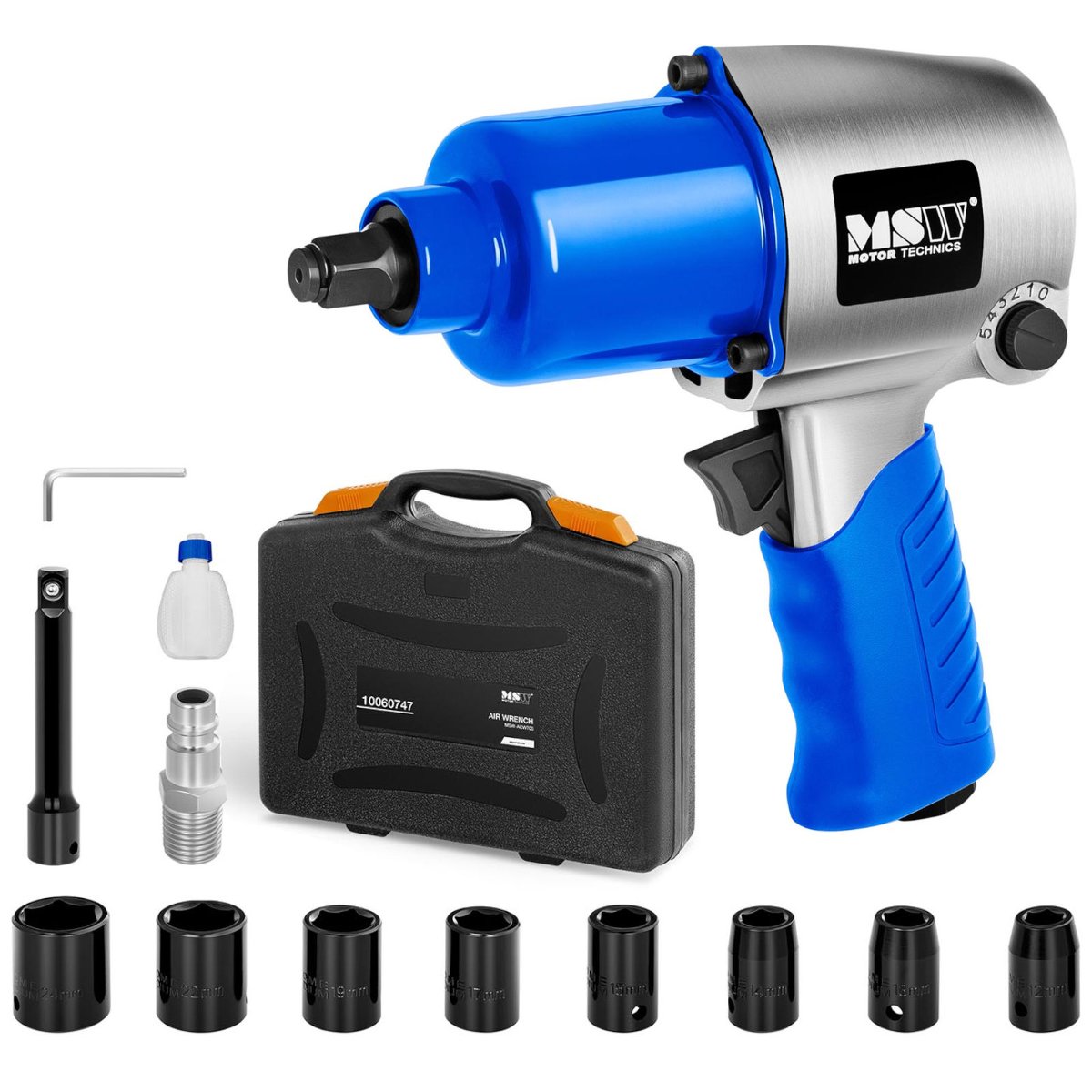 MSW Klucz pneumatyczny - 8000 obr./min MSW 10060747 MSW-ACW700