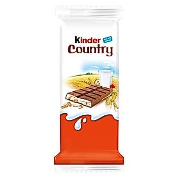 Kinder Country KINDER COUNTRY CZEKOLADA MLECZNA Z NADZIENIEM MLECZNYM I ZBOŻAMI 23,5 G zakupy dla domu i biura! 77086439