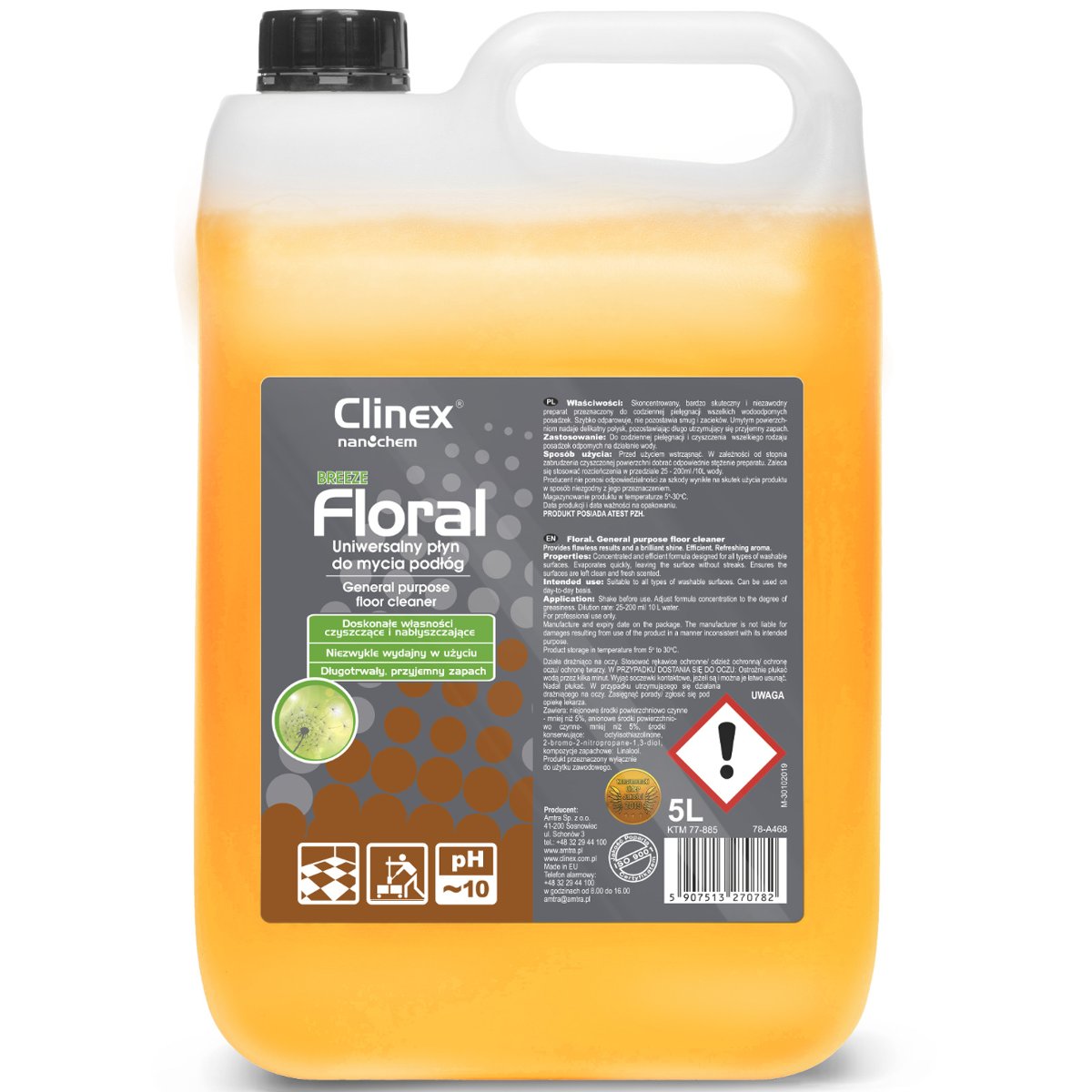 Clinex Floral Breeze - płyn do mycia podłóg 5l