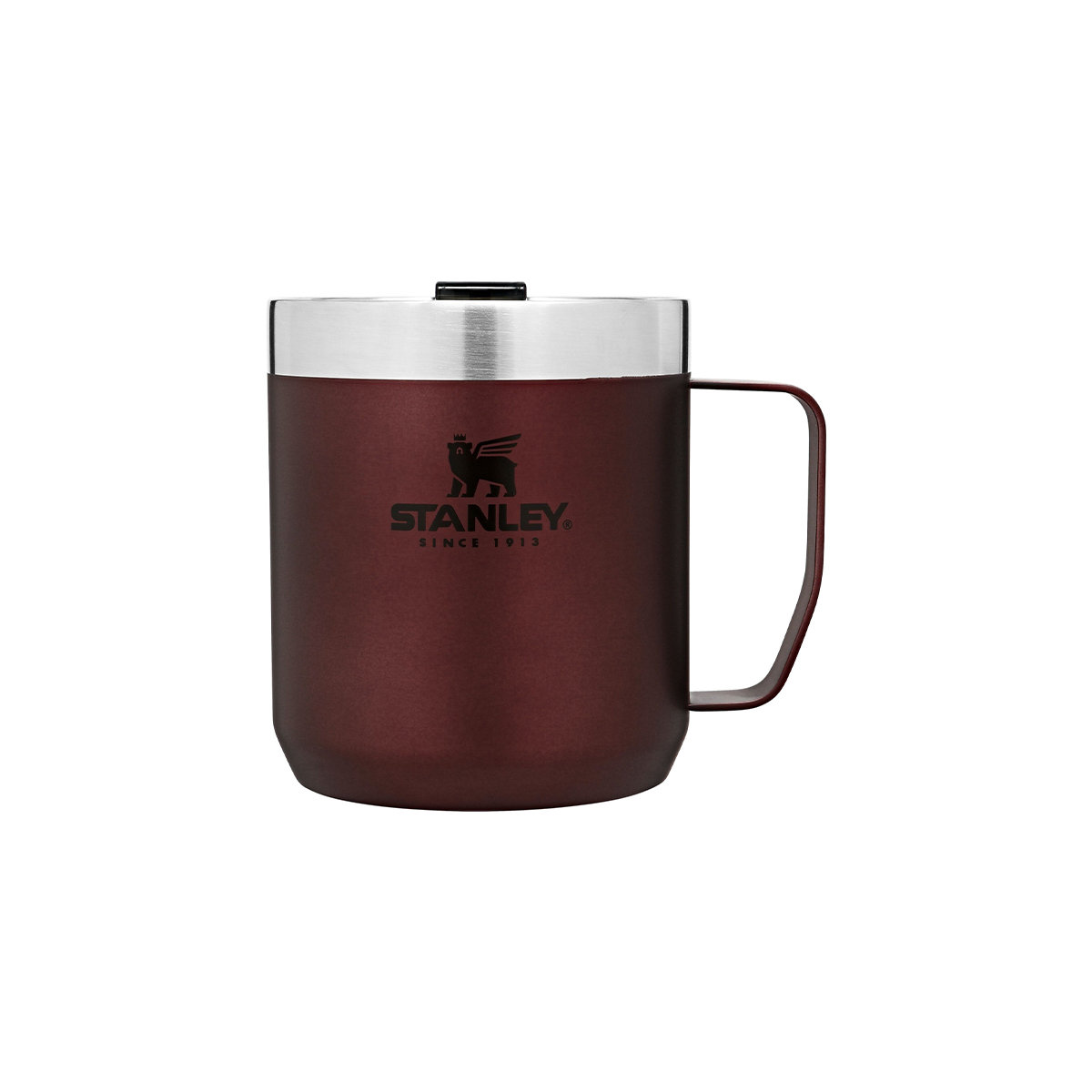 Stanley CLASSIC KUBEK TERMICZNY Z POKRYWKĄ 350 ML BORDOWY STAL NIERDZEWNA TWORZYWO SZTUCZNE 10-09366-008