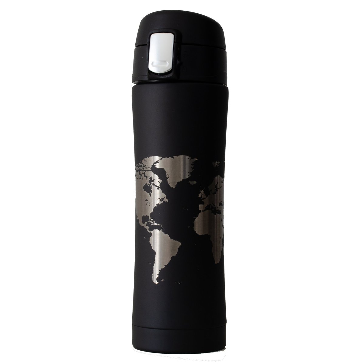 TravelSet, Kubek termiczny World - czarny 400ml