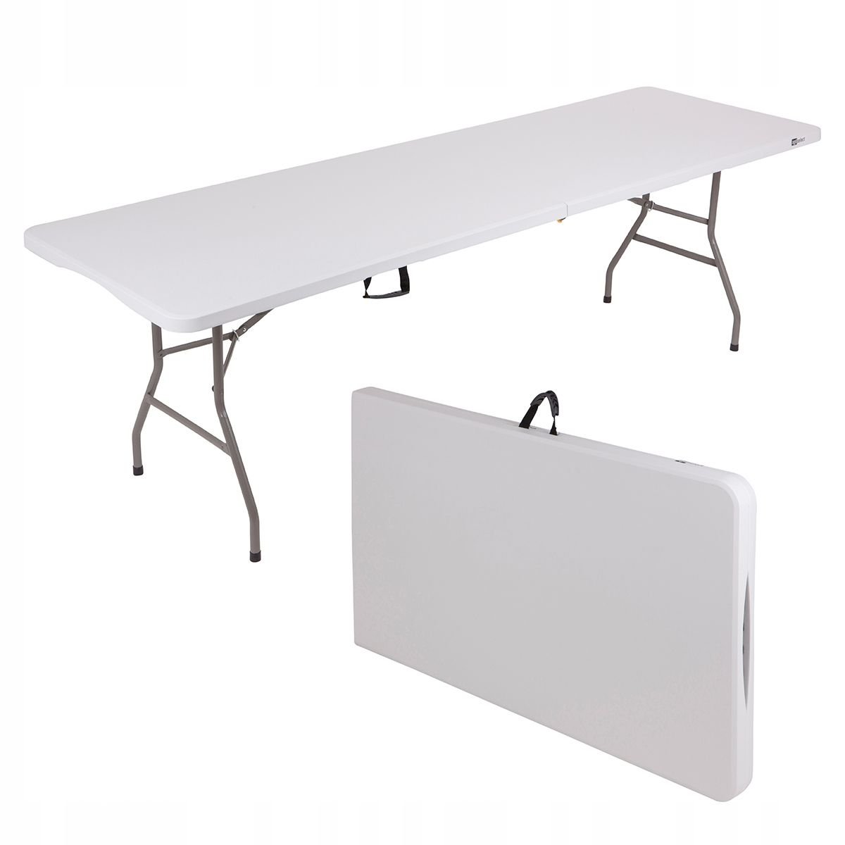 Stół Cateringowy Bankietowy Składany Ogrodowy 240 Cm #Garden White