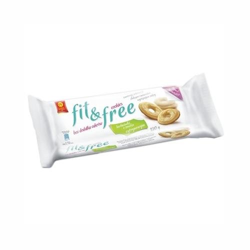 Cukry Nyskie HERBATNIKI FIT&FREE O SMAKU CYTRYNOWYM 120 G