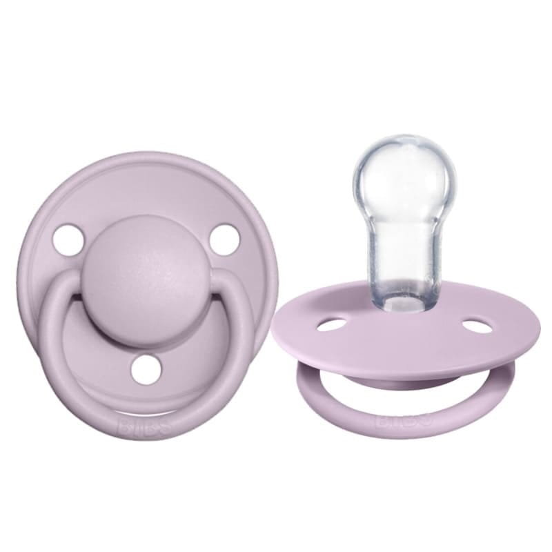 BIBS DE LUX DUSKY LILAC ONE SIZE Smoczek uspokajający silikonowy 61937-uniw