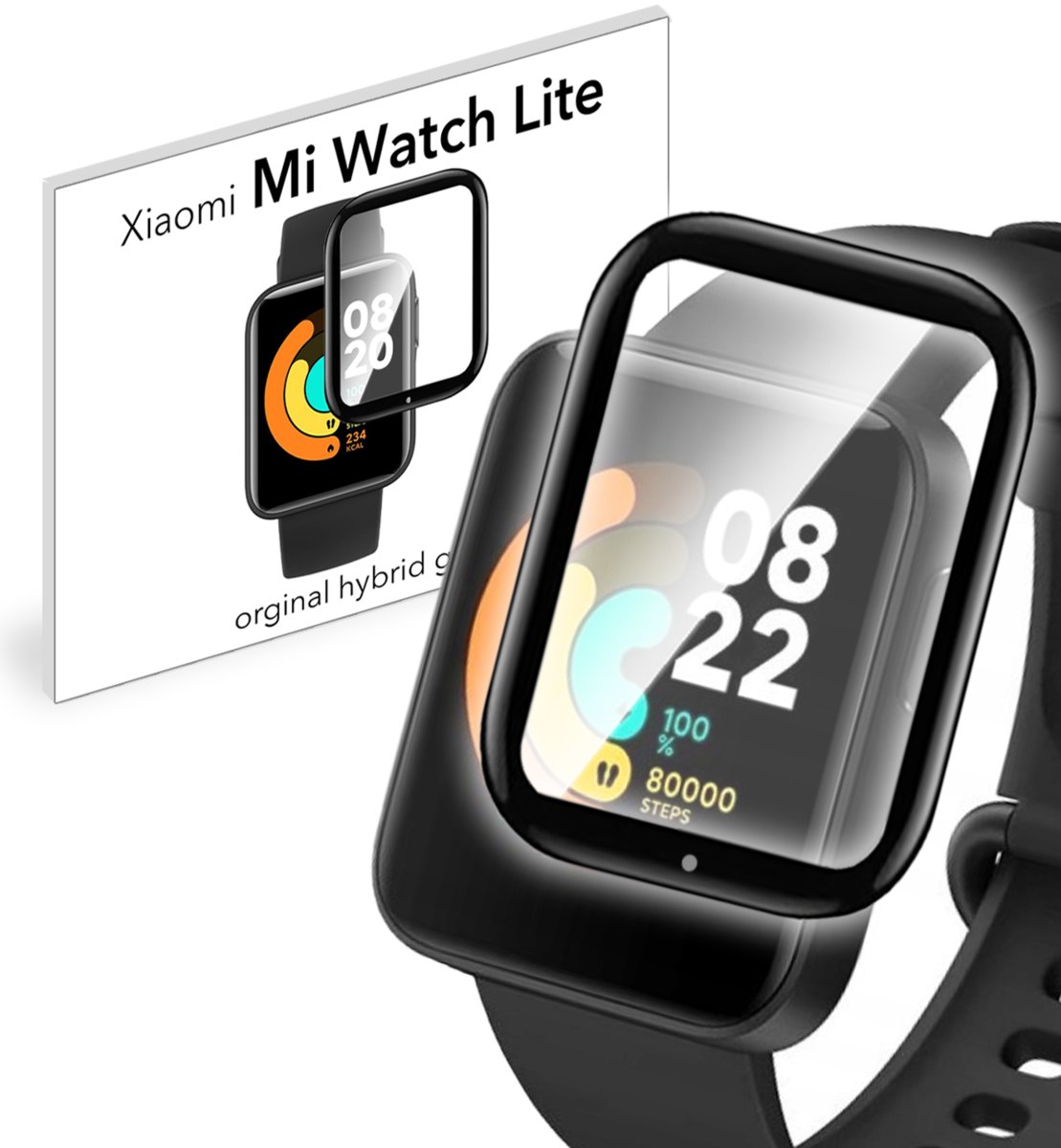 Grizz SZKŁO hybrydowe 3D do Xiaomi Mi Watch Lite