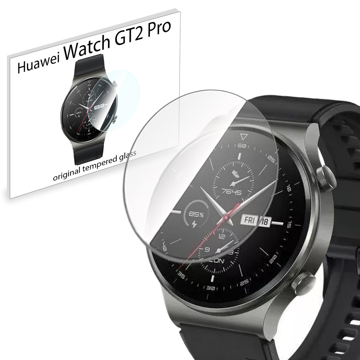 Grizz SZKŁO hartowane do Huawei Watch GT2 Pro 46mm