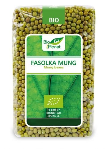 Bio Planet SERIA ZIELONA FASOLKA MUNG BIO 500 g -