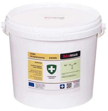 BIOMUS Soda oczyszczona Wodorowęglan sodu 5kg