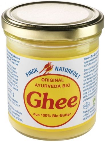 Finck Ayurveda GHEE (masło klarowane) MASŁO KLAROWANE BIO 220 g-