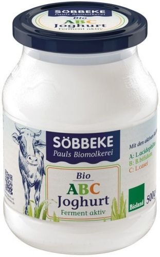 Sobbeke (nabiał z mleka krowiego) JOGURT PROBIOTYCZNY ABC BIO 500 g (SŁOIK) - SO