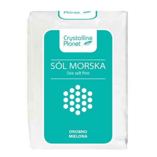 CRYSTALLINE PLANET (sole) Sól morska drobno mielona - Crystalline Planet - 600g BP-5902983781448