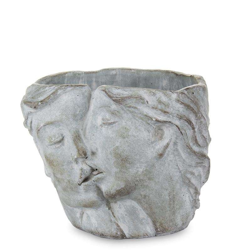 Osłonka beton głowa twarz szara H12 DEcodomi