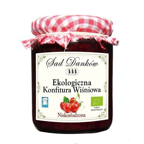 Sad Danków KONFITURA WIŚNIOWA NISKOSŁODZONA BIO 260 g -