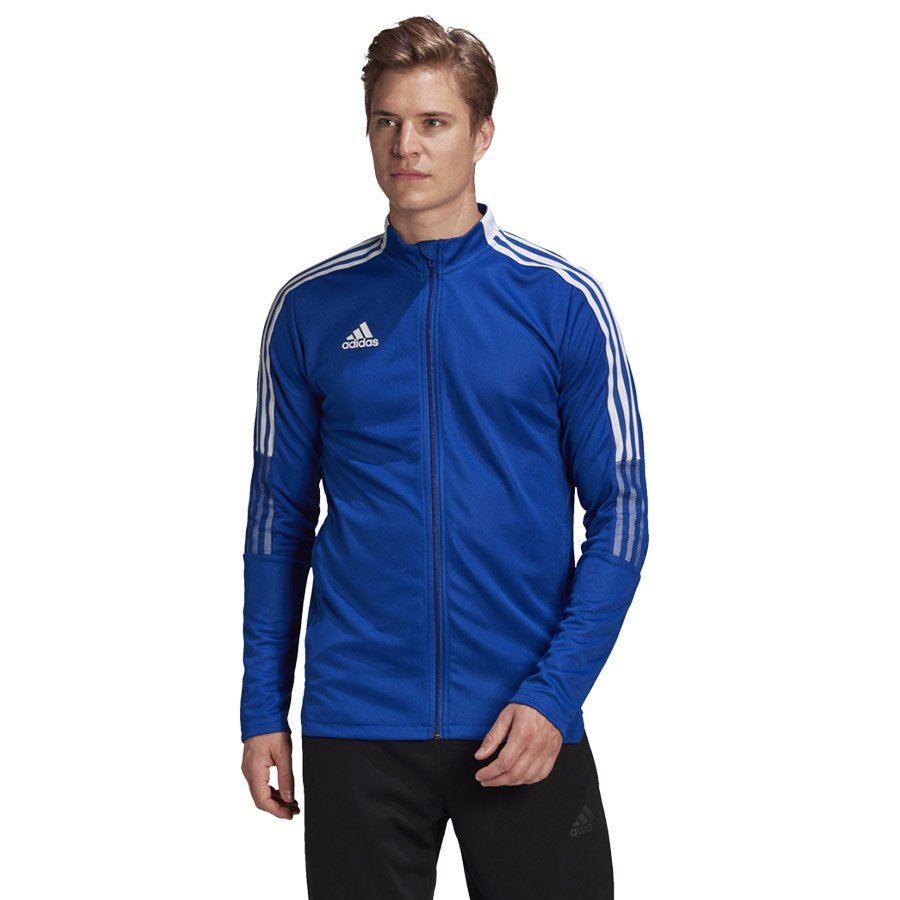 Adidas, Bluza męska, TIRO 21 Track Jacket GM7320, niebieski, rozmiar S