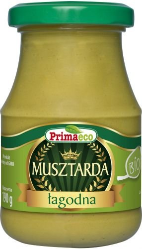 PrimaECO MUSZTARDA ŁAGODNA BIO 170 g