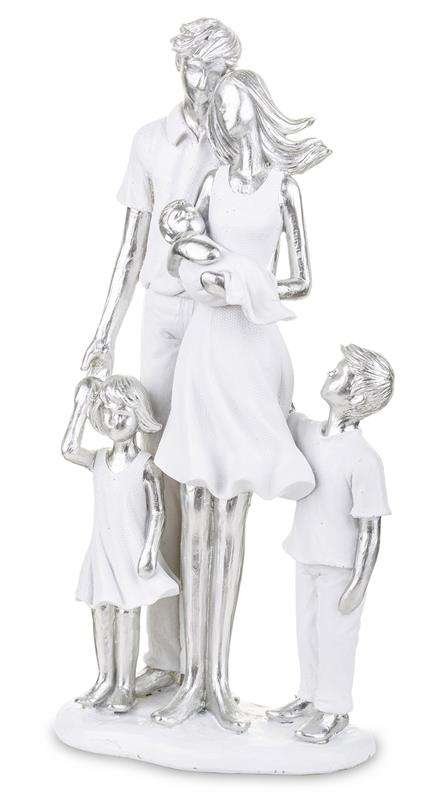 Max-land Figurka dekoracyjna rodzina para z dziećmi 25x12 137929 137929