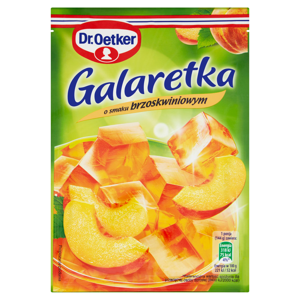 Dr Oetker Galaretka o smaku brzoskwiniowym 77 g