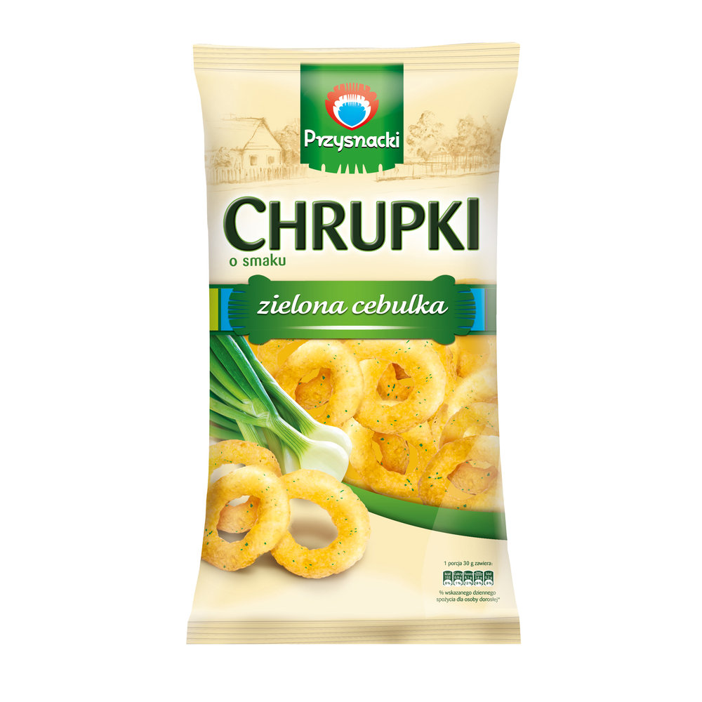 Przysnacki PRZYSNACKI CHRUPKI ZIELONA CEBULKA 150G zakupy dla domu i biura 580161