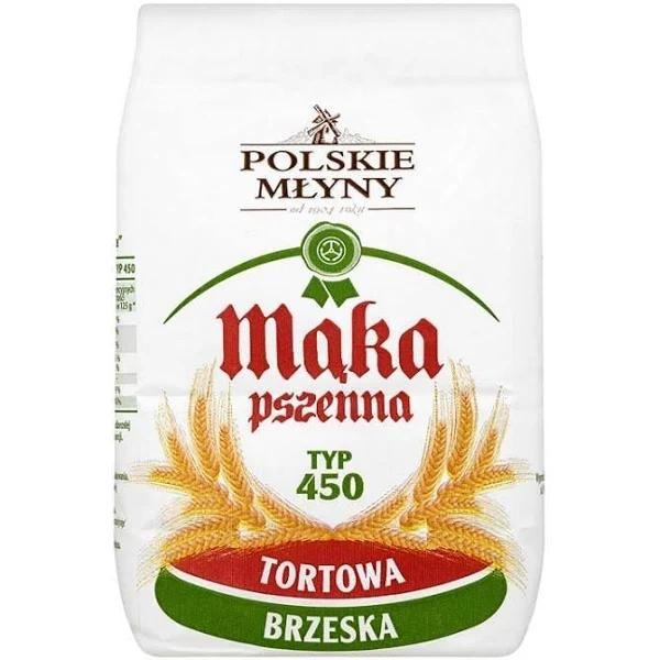 Polskie młyny Mąka pszenna Typ 450 Tortowa 1 kg