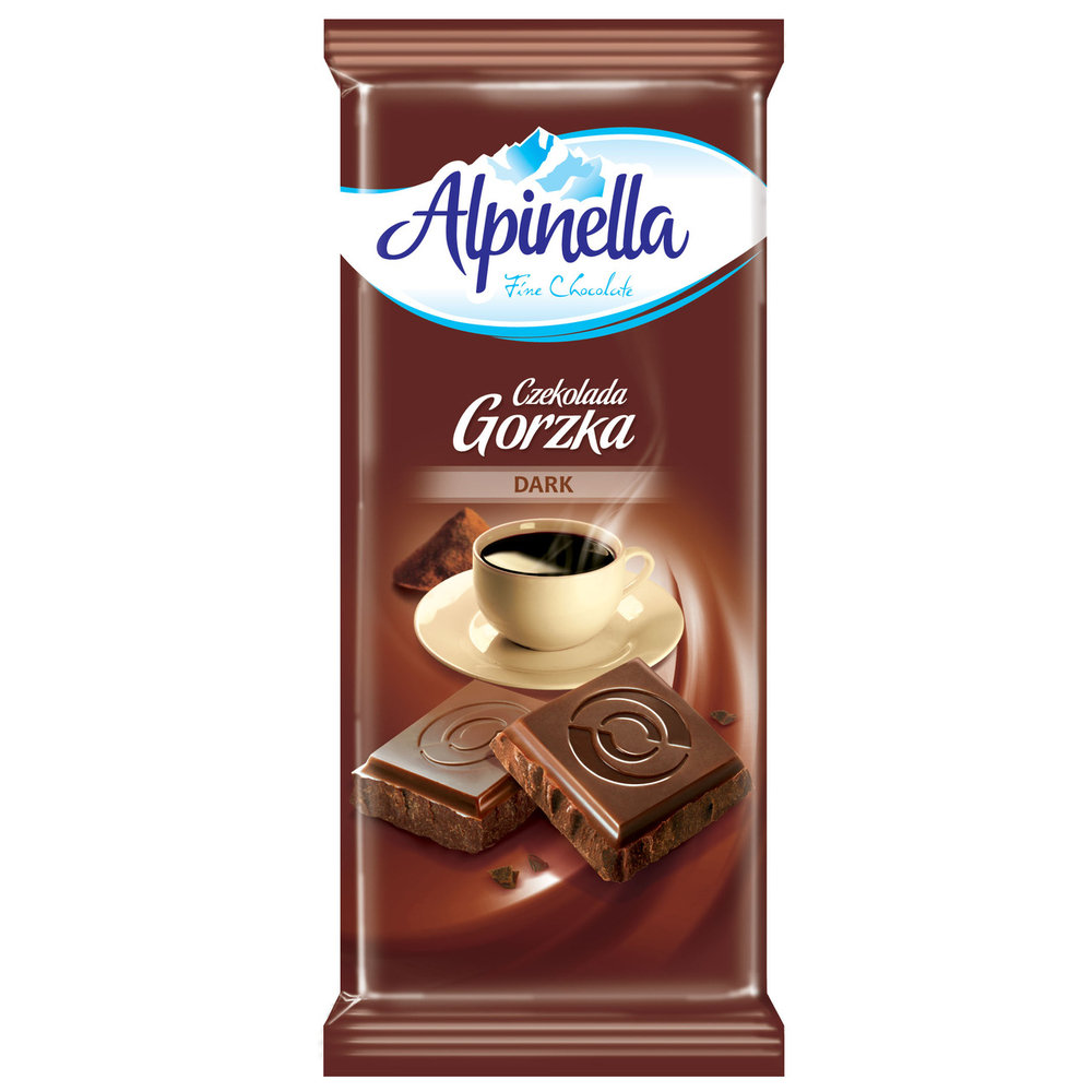 Alpinella CZEKOLADA GORZKA 90 G Zakupy dla domu i biura! 78041381