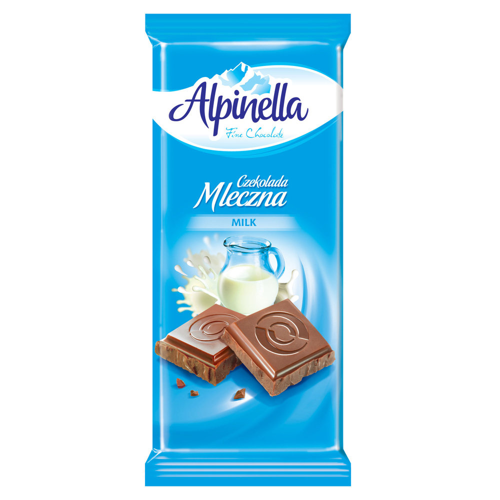 Alpinella CZEKOLADA MLECZNA 90G 18.10 Darmowa dostawa! 37075124