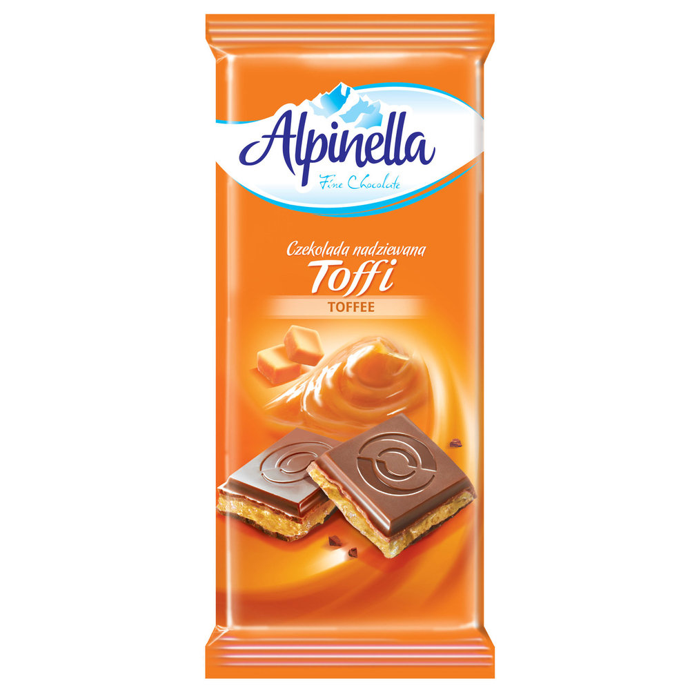 Alpinella CZEKOLADA NADZIEWANA TOFFI 100 G