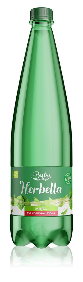BABY ZDRÓJ Woda  WODA GAZOWANA O SMAKU MIĘTY BIO 1 L BABY ZDRÓJ HERBELLA 5900238562651