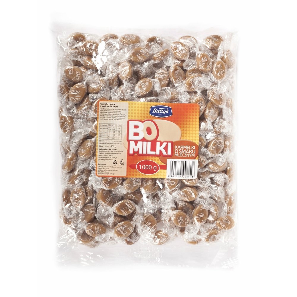 Bomilla KARMELKI O SMAKU MLECZNYM BOMILKI 1,0 KG