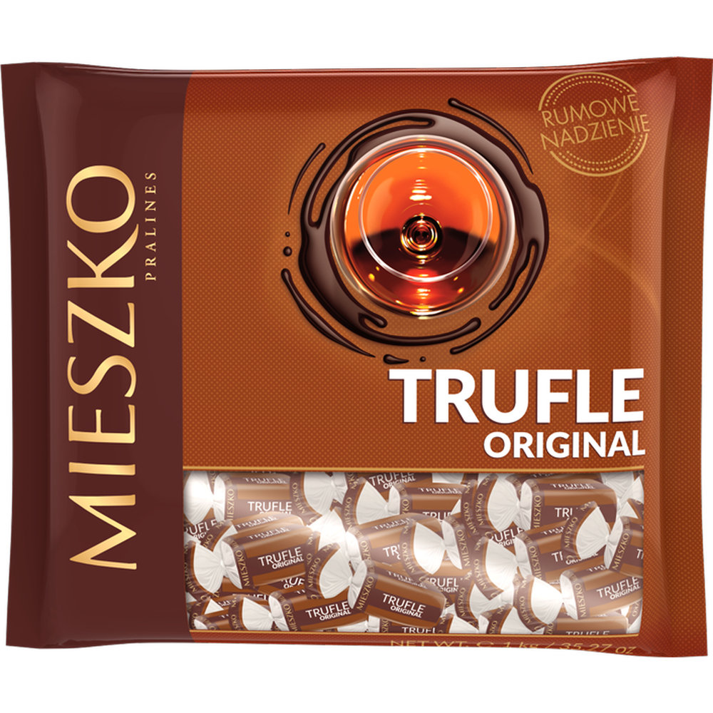 Mieszko trufle oryginalne cukierki rumowe 1kg