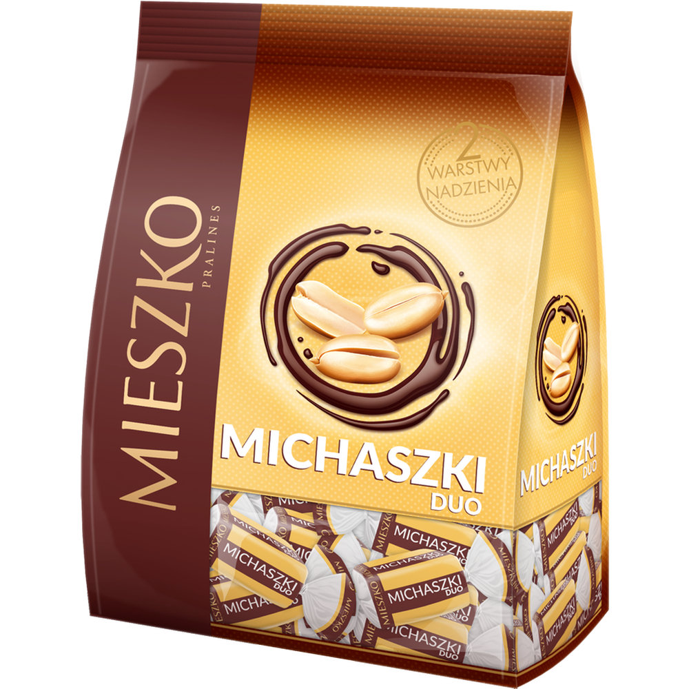 Mieszko michaszki duo cukierki orzechowe 260g