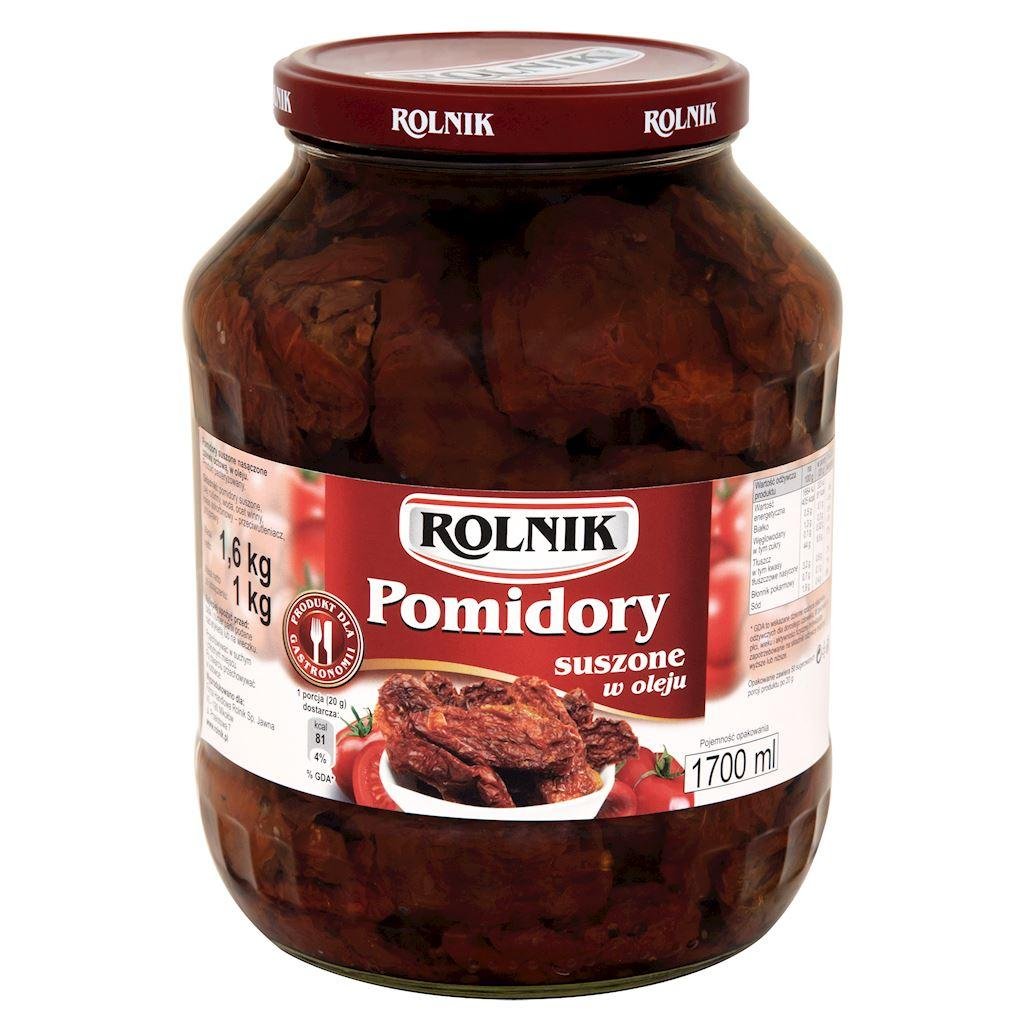 Rolnik pomidory suszone w oleju 1600g