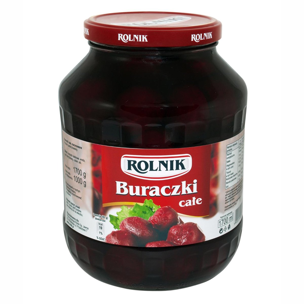 Rolnik Buraczki całe kulki 1,7l/1kg KAT00831