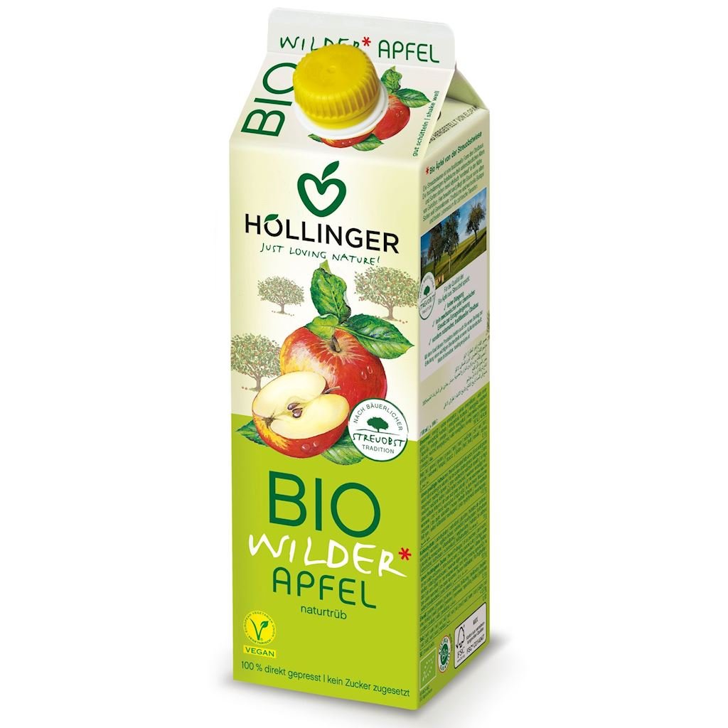 Bio SOK JABŁKOWY NFC 1 L - HOLLINGER