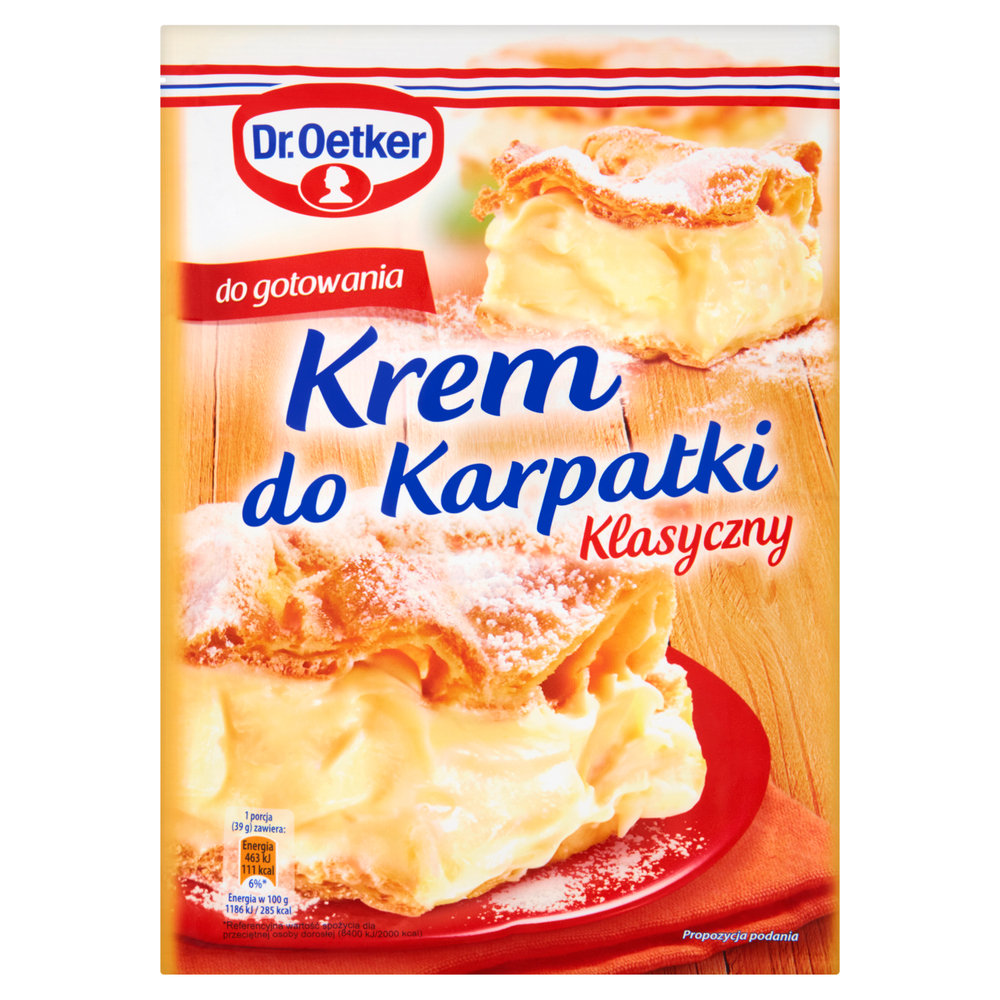 Dr. Oetker Krem budyniowy tradycyjny 240 g Dr. Oetker