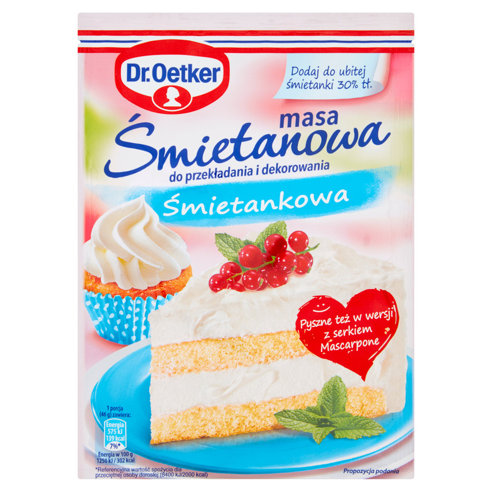 Dr. Oetker Masa śmietanowa śmietankowa 56 g