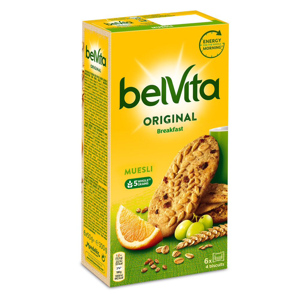 Belvita Ciastka Musli + Owoce 300g CBEL.1300