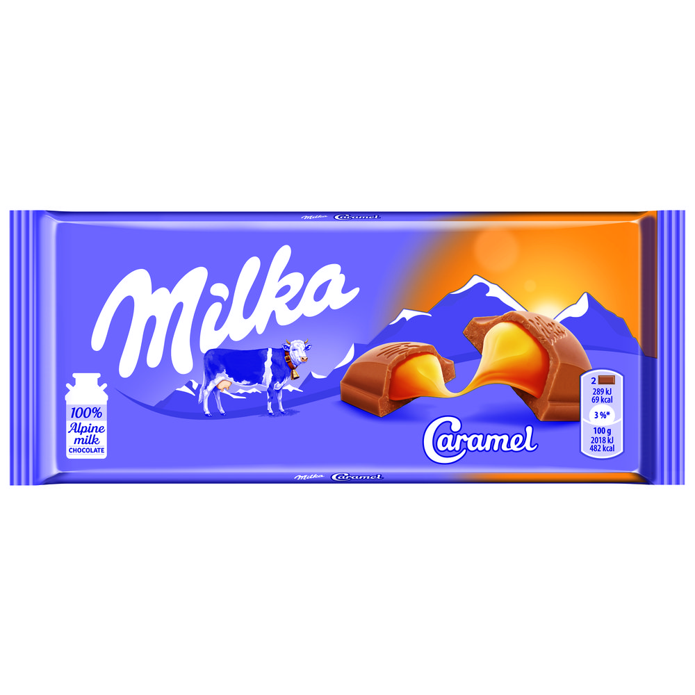 Kraft Milka Czekolada Caramel 100g