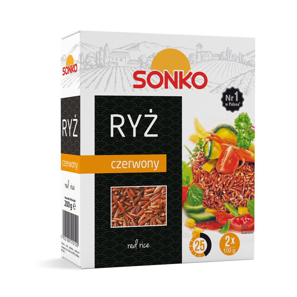 Sonko Ryż czerwony Risana 2x100 g