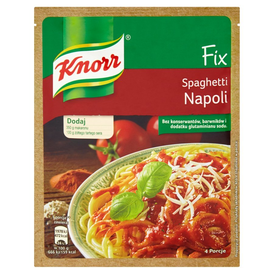 Knorr FIX DO SPAGHETTI NAPOLI 47G 23735418