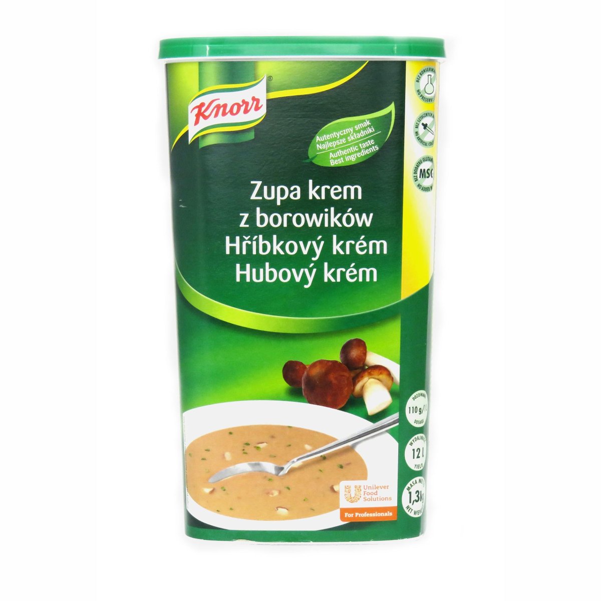 Knorr zupa krem z borowikow 1,3kg